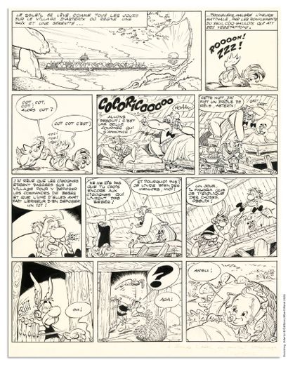 UDERZO ALBERT UDERZO*
ASTÉRIX
Le Fils d'Astérix (T.27), Albert René 1983
Planche...