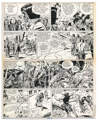 GIRAUD JEAN GIRAUD
BLUEBERRY
L'Homme au poing d'acier (T.8), Dargaud 1970
Planche...