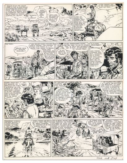 GIRAUD JEAN GIRAUD
BLUEBERRY
L'Homme au poing d'acier (T.8),vDargaud 1970
Planche...