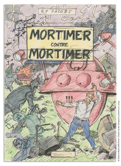 BOB DE MOOR BOB DE MOOR ◊
BLAKE AND MORTIMER
Cover design for the second
part of...