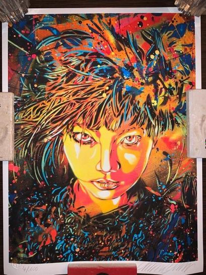 C215 C215 - Firework, 2020

Lithograph signed and numbered by hand on 100.

Stamped... Gazette Drouot