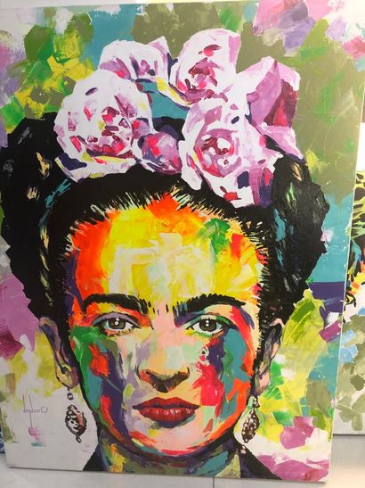 DEPLANO FRIDA KAHLO

TECHNIQUE MIXTE SUR TOILE

116 X 90 CM Gazette Drouot