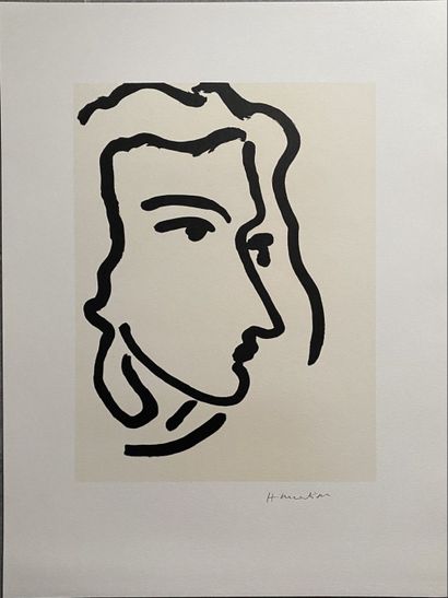 Henri Matisse (after) - Nadia regardant à droite, 1948 Henri Matisse (after) - Nadia... Gazette Drouot