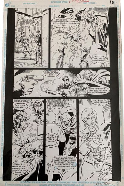 null Val Semeiks (DC COMICS)
The Demon #2, page 13, 1990
Encre de Chine
H. 43 cm,...