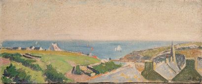 null Jean PUY (1876-1960)
Bord de mer en Bretagne.
Huile sur toile signée en bas...