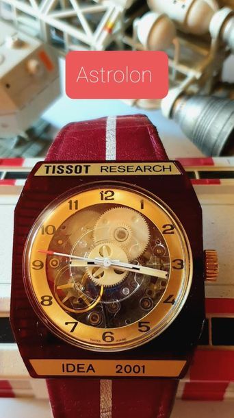 null TISSOT Research Idea 2001. Vers 1972.
Rare montre bracelet design en plastique...