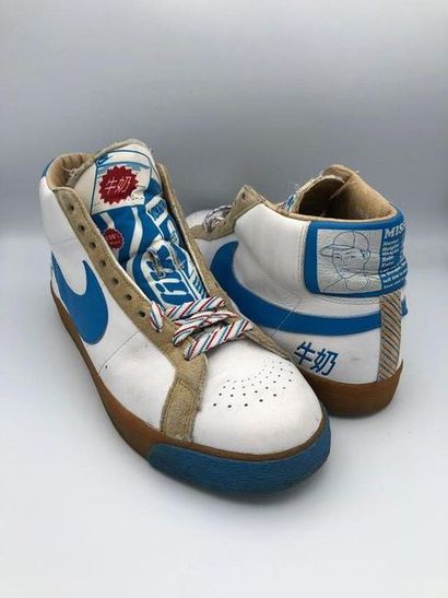 null Nike Blazer premium x Fly Skateshop 'Milkcrate'
Paire de sneaker issue de la...