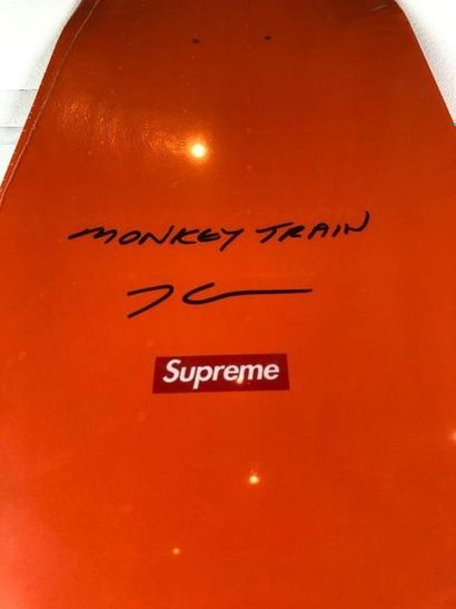 null Supreme X Jeff Koons (born 1955) "Monkey Train", 2006
Set of 3 skateboards (triptych)...