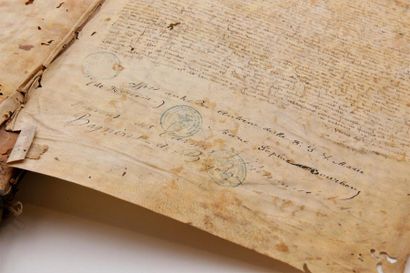 null GREGOIRE IX (1145-1241), Les Décrétales. Manuscrit du milieu du XIII ème siècle...