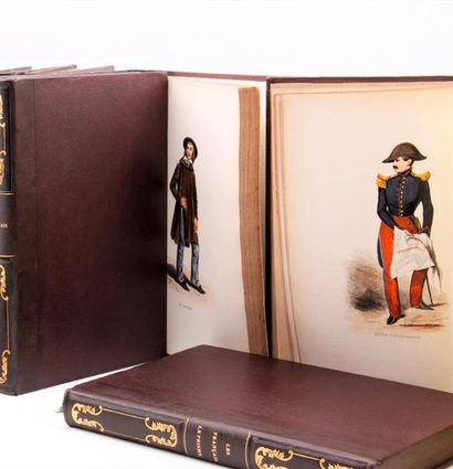 null THE FRENCH PAINTED BY THEMSELVES. Paris, L. Curmer, 1840-1841. 9 vol. large...