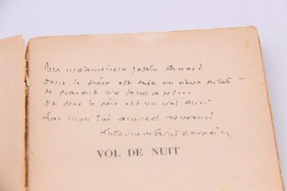 null SAINT EXUPERY. Six dessins originaux à l’encre et au crayon de couleur sur une...