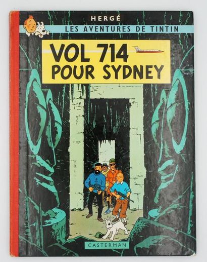 null HERGE (1907-1983). Flight 714 to Sydney. Cardboard album in Editio Princeps...