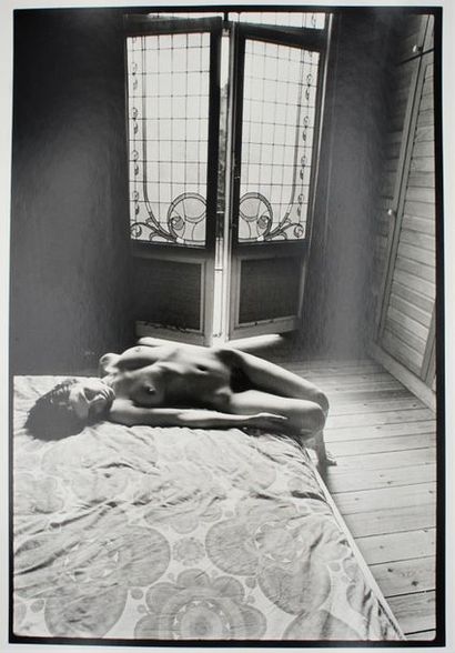 null PINEL Michel (1949), "La chambre de Jean" 1985. Special silver print made in...