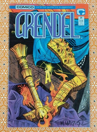 null MATT WAGNER (1961)
Comico, Grendel #31, signé par Matt Wagner sur la couver...