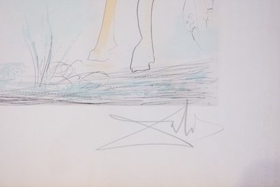 null Salvador DALI (1904-1989)

Couple à cheval

Pointe sèche sur papier Rives, signée...