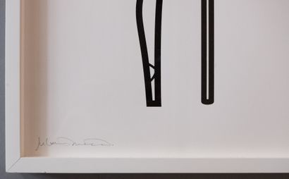 null Julian OPIE (né en 1958)

Pôle dance 

Sérigraphie noire sur fond blanc, signée...