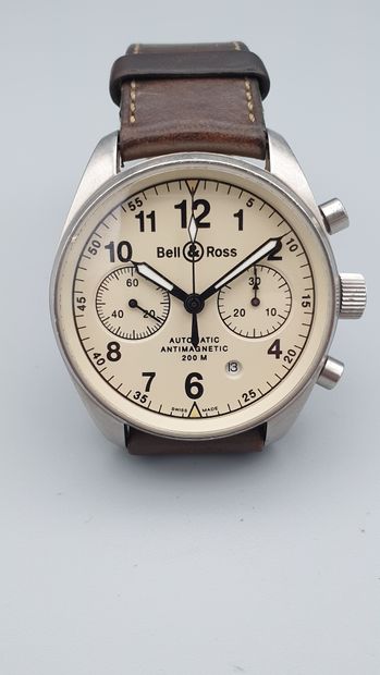 null BELL ROSS Vintage, ref.BR126-S

Vintage pilot's chronograph, round steel case,...