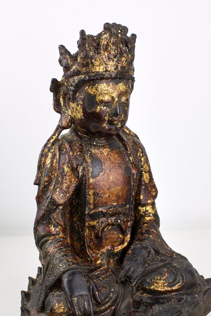 null CHINE, dynastie Ming (1368-1644).


Sculpture en ronde bosse figurant le bodhisattva...