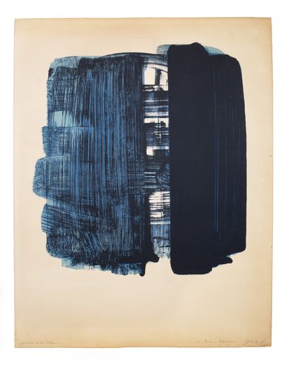 Pierre SOULAGES Pierre SOULAGES (1919)

Lithograph in colors on Arches paper 

Signed...