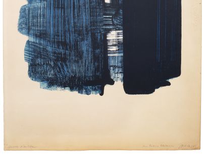 Pierre SOULAGES Pierre SOULAGES (1919)

Lithograph in colors on Arches paper 

Signed...