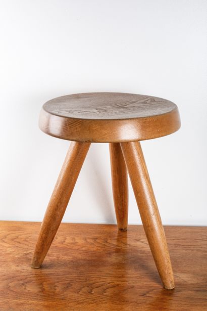 Charlotte PERRIAND (1903-1999) Charlotte PERRIAND (1903-1999)

Pair of high stools...