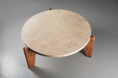 JEAN PROUVE (1901-1984) 
Jean PROUVÉ (1901-1984)




Rare low pedestal table, GB...