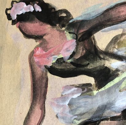 Jean TOTH Jean TOTH ( 1899-1972)

Classe de danse. 

Aquarelle et gouache sur papier...
