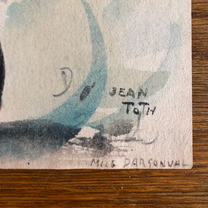 Jean TOTH Jean TOTH ( 1899-1972)

Endymion.

Aquarelle et gouache sur papier signée...