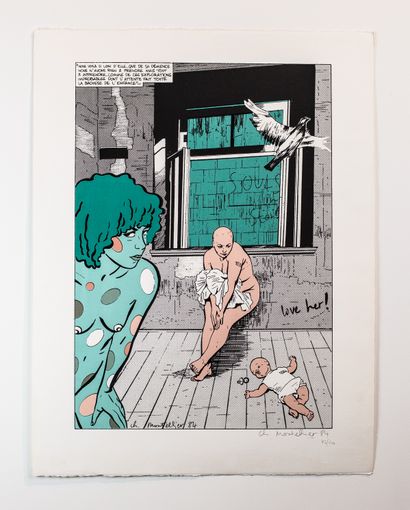 MONTELLIER Chantal MONTELLIER Chantal (1947)

Serigraph signed and justified 84/100,...