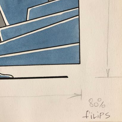 FILIPS FILIPS ( né en 1958)

Planche originale en couleurs tirée de Jazz Cartoon,...