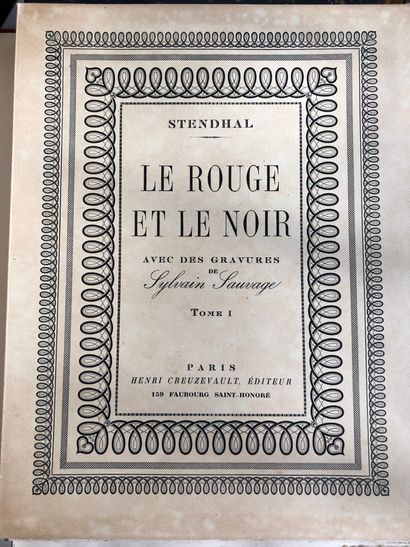null STENDHAL

Le rouge et le noir.

Paris, Henri Creuzevault, 1945. 

2 Volumes,...