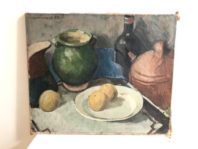null Lucien FONTANAROSA (1912-1975)

Still life, 1933.

Oil on canvas, signed and...