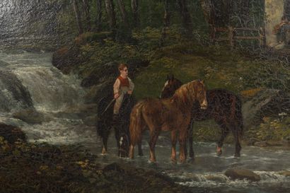 null Johann Conrad GESSNER (1764-1826)

Paysage à la rivière.

Huile sur toile.

H....