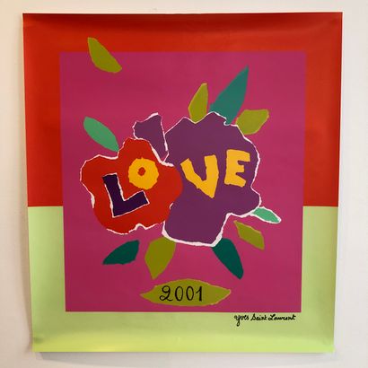 null Yves SAINT-LAURENT, after

Love, 2001.

Greeting card poster. 

Color printing...