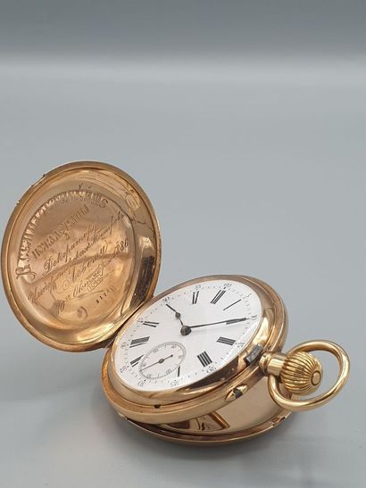 null FABER TYPE vers 1885

Montre savonnette en or rose 14K (585), dite "montre de...
