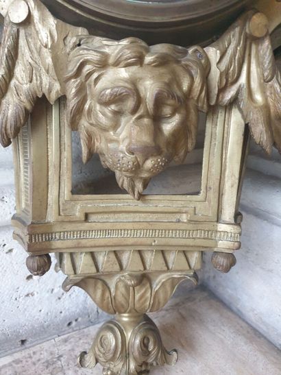 null Cartel d'applique d'après un dessin de Jean-Charles Delafosse modèle au "lion...