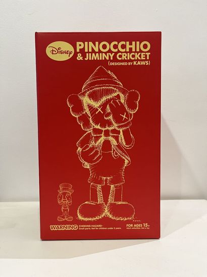 KAWS (1974) Pinocchio & Jiminy Cricket ( 2010 ) 

Figurine en vinyle peint. 

Édition...