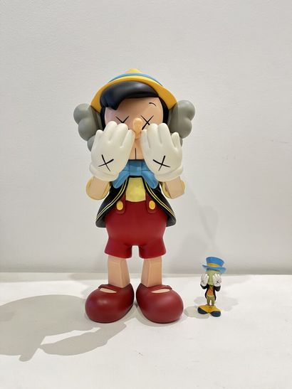 KAWS (1974) Pinocchio & Jiminy Cricket ( 2010 ) 

Figurine en vinyle peint. 

Édition...