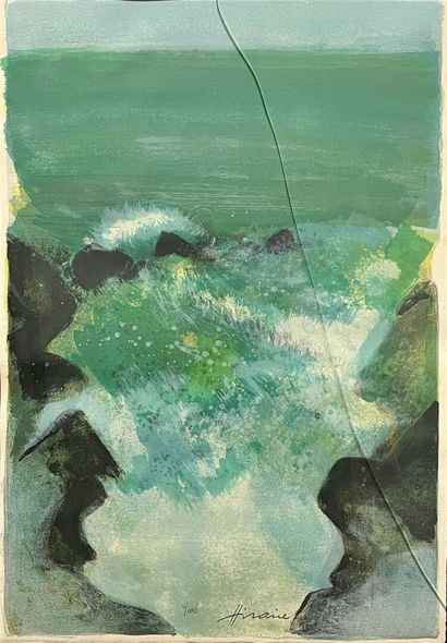 Camille HILAIRE (1916-2004) Composition abstraite. 

Lithographie en couleurs sur...