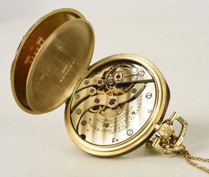 PATEK PHILIPPE & Co n°803905 / 408563 Circa 1922 Rare montre de poche en or jaune...