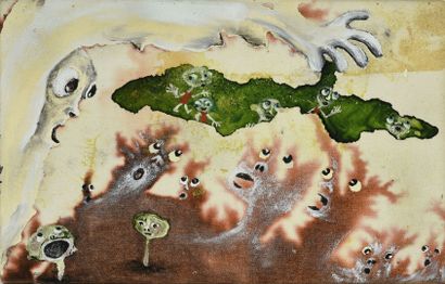 Marlène MOQUET (1979) La vie des B.B enlevée du paysage.

Huile sur toile, signée,...