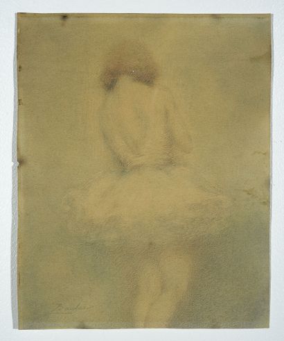 Lucien BOULIER (1882-1963) Danseuse, 1931. 

Dessin au crayon et aquarelle, signé...