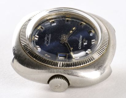 MOVADO "Queenmatic Surf 210" vers 1965. Montre bracelet de dame en acier, boitier...