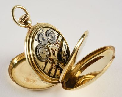 CHARLES OUDIN Horloger de la Marine, Palais Royal n°52, fin du XIXe. Large montre...