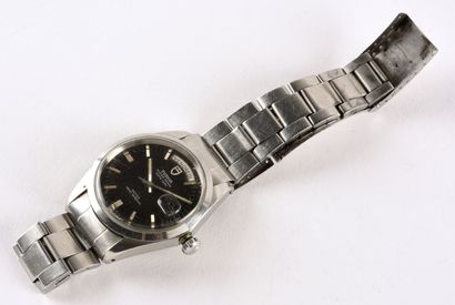 TUDOR Oyster Prince "Date-Day" ref.7017/0 vers 1979. Montre bracelet en acier. Large...