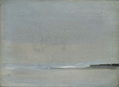 Olivier DEBRE (1920-1999) Grey Fjord, 1974.

Oil on canvas, signed, dated and titled...