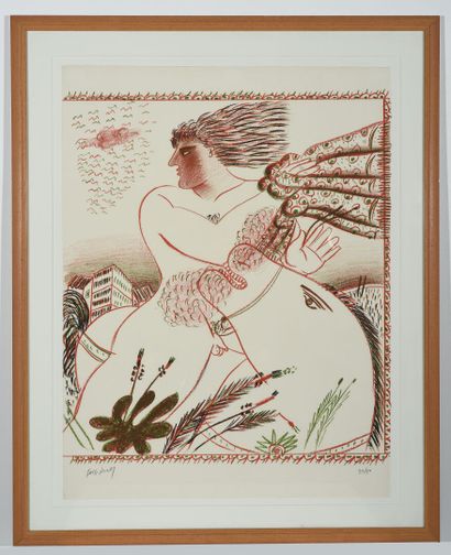 Alexandre FASSIANOS (1935-2022) Untitled.

Lithograph in colors on paper, signed...