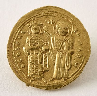 EMPIRE BYZANTIN. ROMANUS III (1028-1034) Histamenon Nomisma in gold. Constantinople....