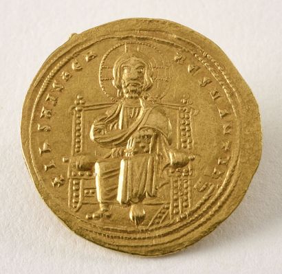 EMPIRE BYZANTIN. ROMANUS III (1028-1034) Histamenon Nomisma in gold. Constantinople....