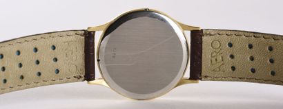 OMEGA "De Ville" ref. 1910130.1 vers 1980 Elegant plated metal wristwatch, round...